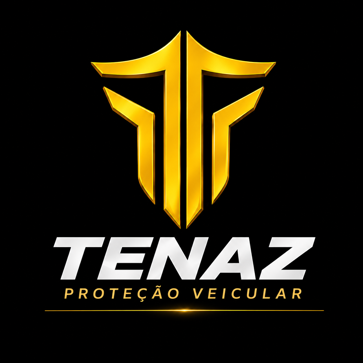 Logomarca 3D Tenaz Proteção Veicular